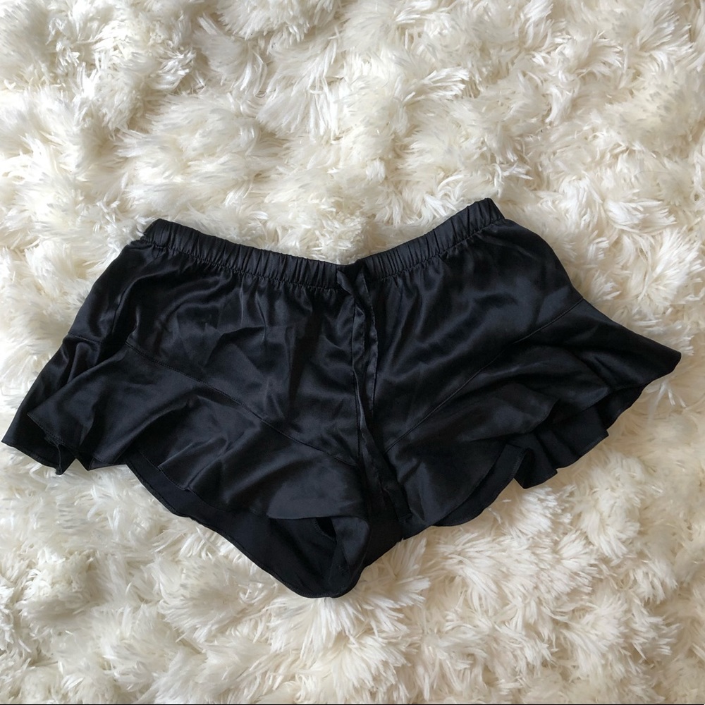 Sexy Silk Ruffled Victoria’s Secret Shorts